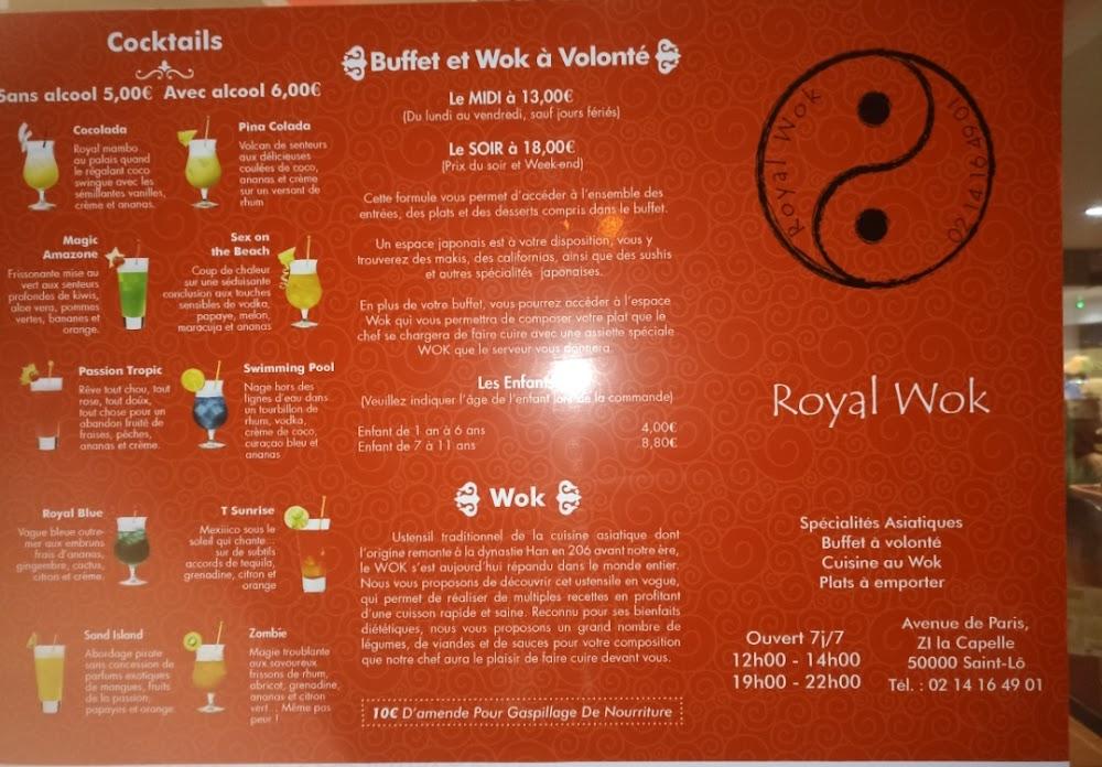 Royal Wok - Menu Image 1